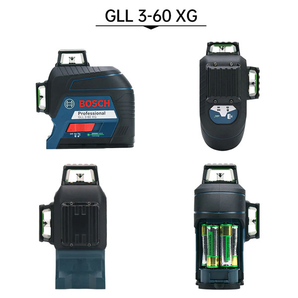 Máy cân mực laser Bosch GLL 3-60 XG (Tia xanh)